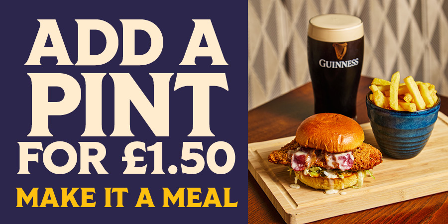 MEAL & A DRINK