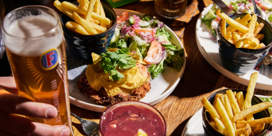 We’re here to serve - and not just drinks. 