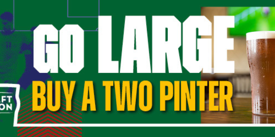 2 pinter glass of beer on table