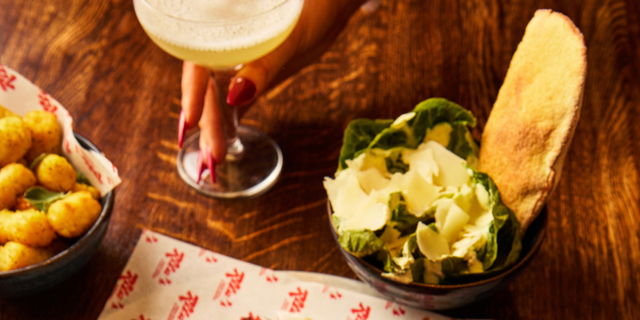 Rita's Caesar Salad & Tater Bites