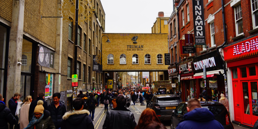Shoreditch Area in London
