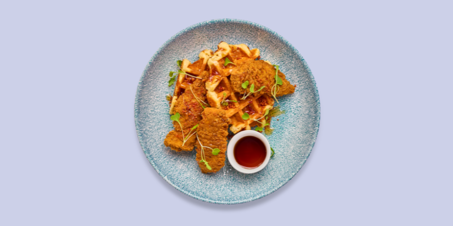 Crispy Chicken Strips & Warm Belgian Waffles