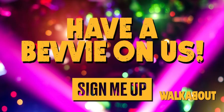 Have a bevvie on us! Sign me up.