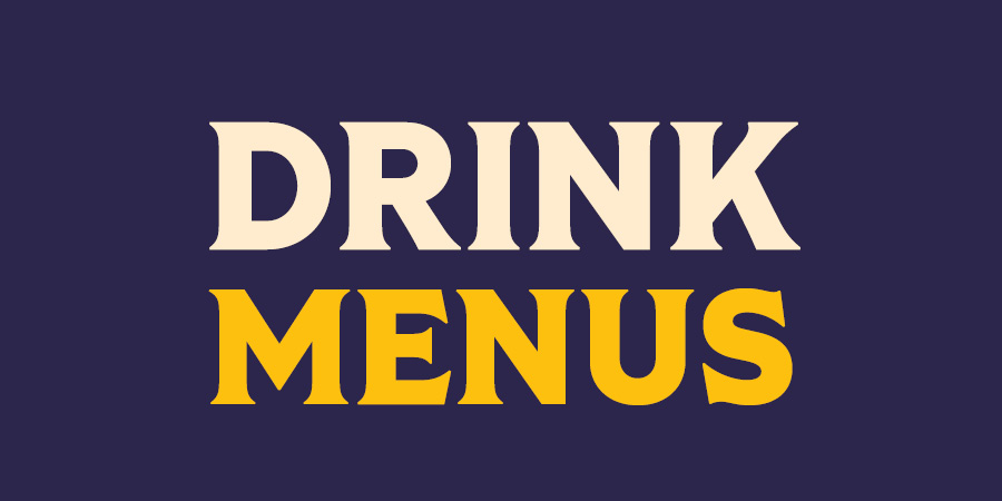 Drink Menus at The Crafty Scholar Lancaster