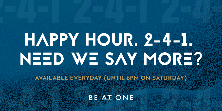 Cocktails on a bar top