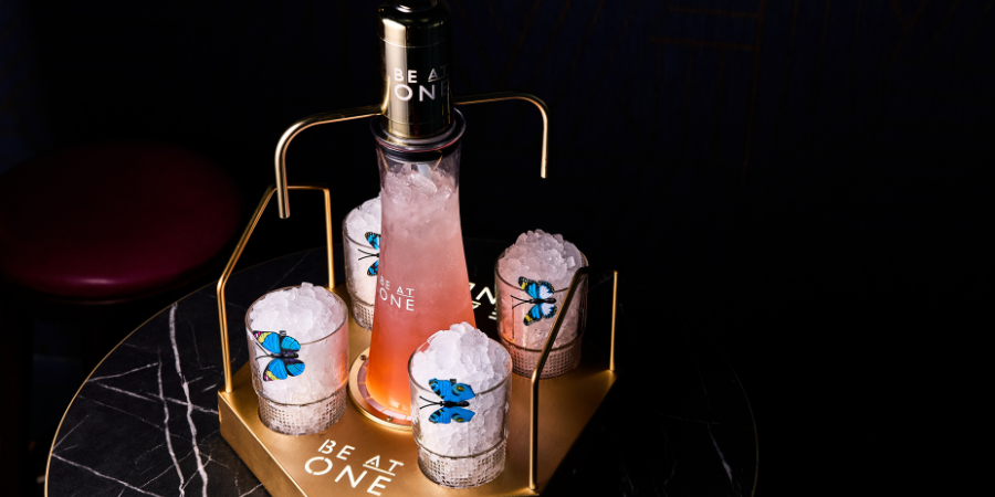 Be At One Monument's Pump It cocktail sharer with 4 cocktails Be At One Monument's Pump It cocktail sharer with 4 cocktails