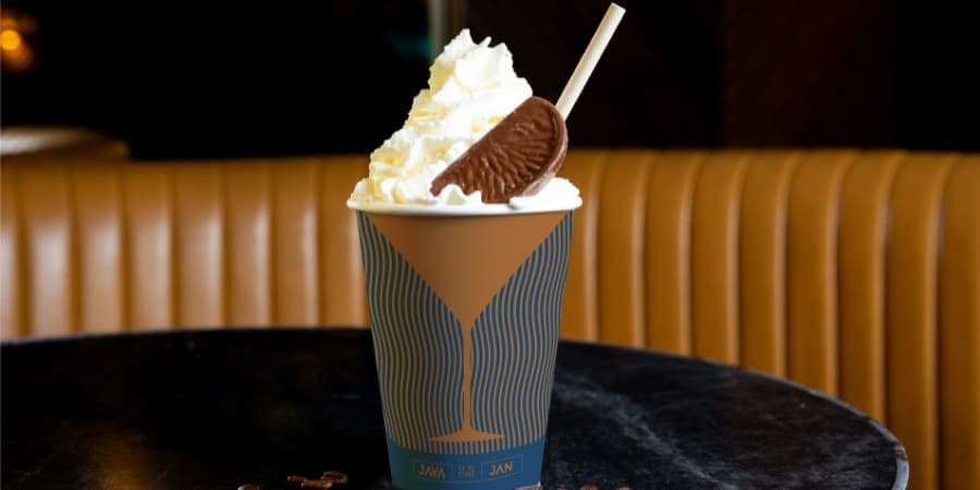 Orange Mocha Frapp Cocktail