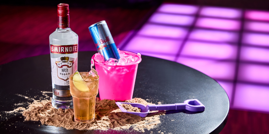 Double Vodka Red Bull at Popworld