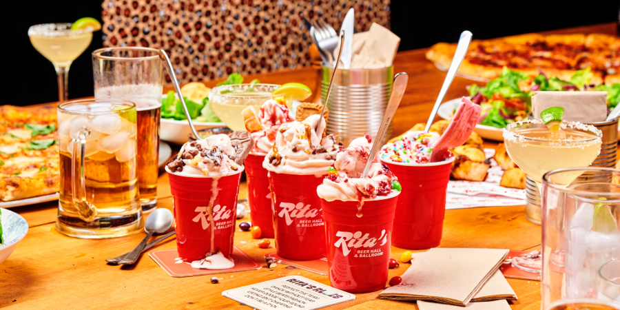 Rita's Boozy Ice Cream Sundaes