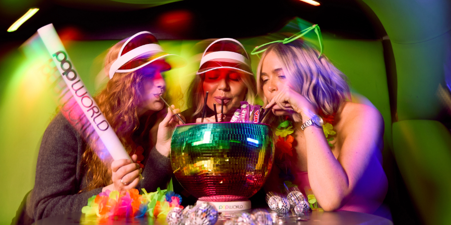 Disco Ball Sharer at Popworld Liverpool