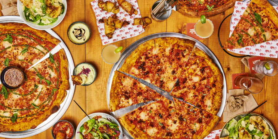 Pizza at Rita's Leeds