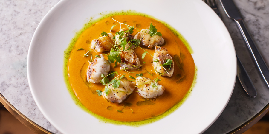 Monkfish at Bonds Mayfair