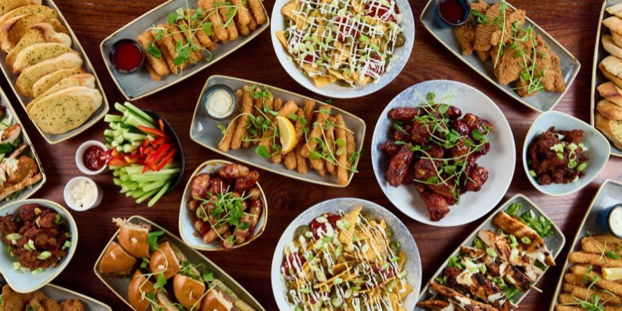 buffet at Slug & Lettuce