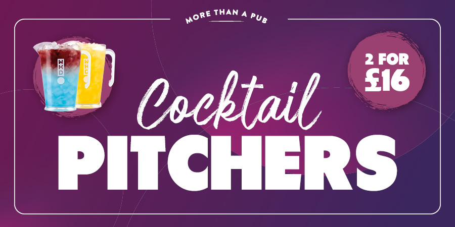 2 Pitchers for £16