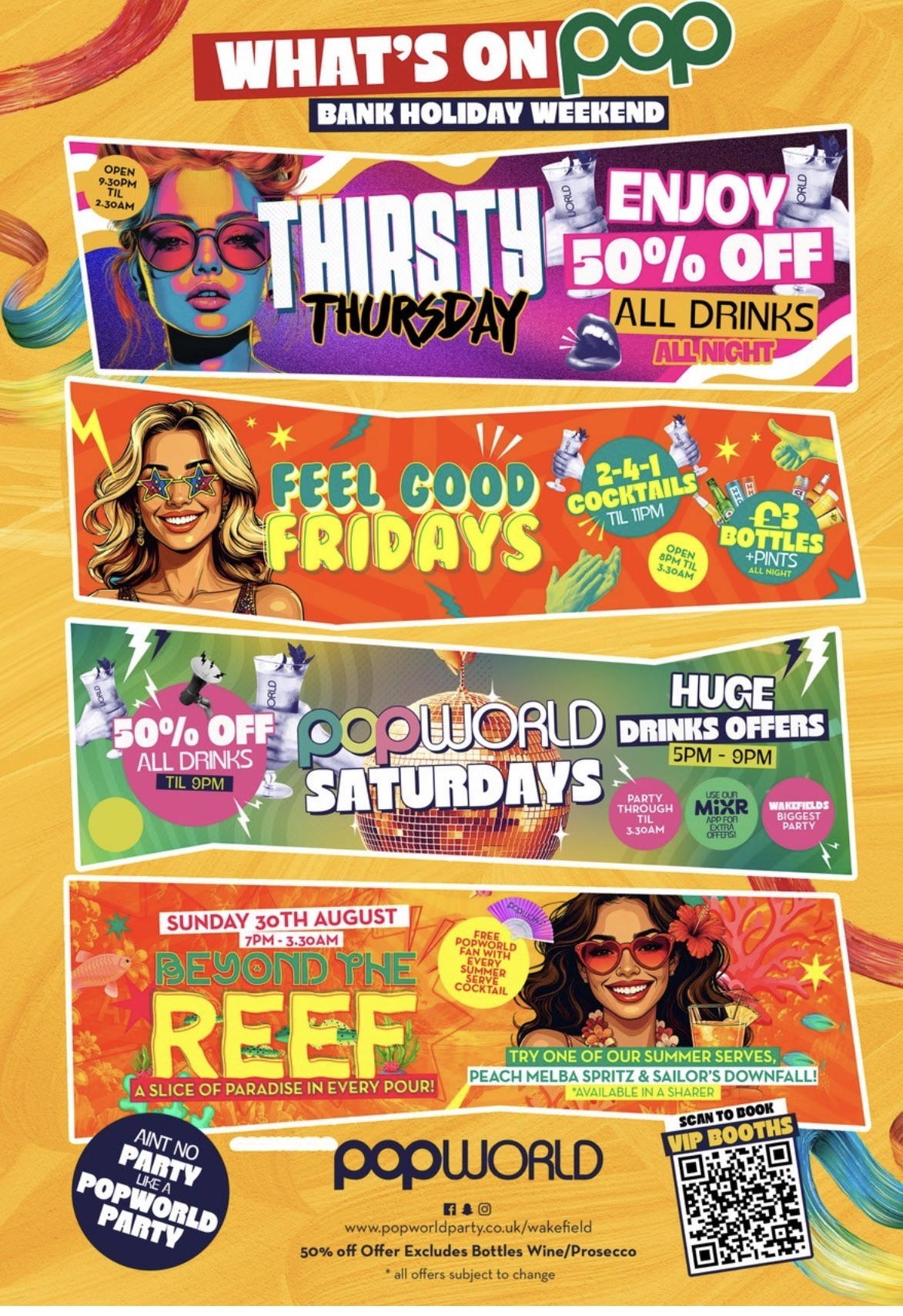 POP Bank Holiday Sunday Party