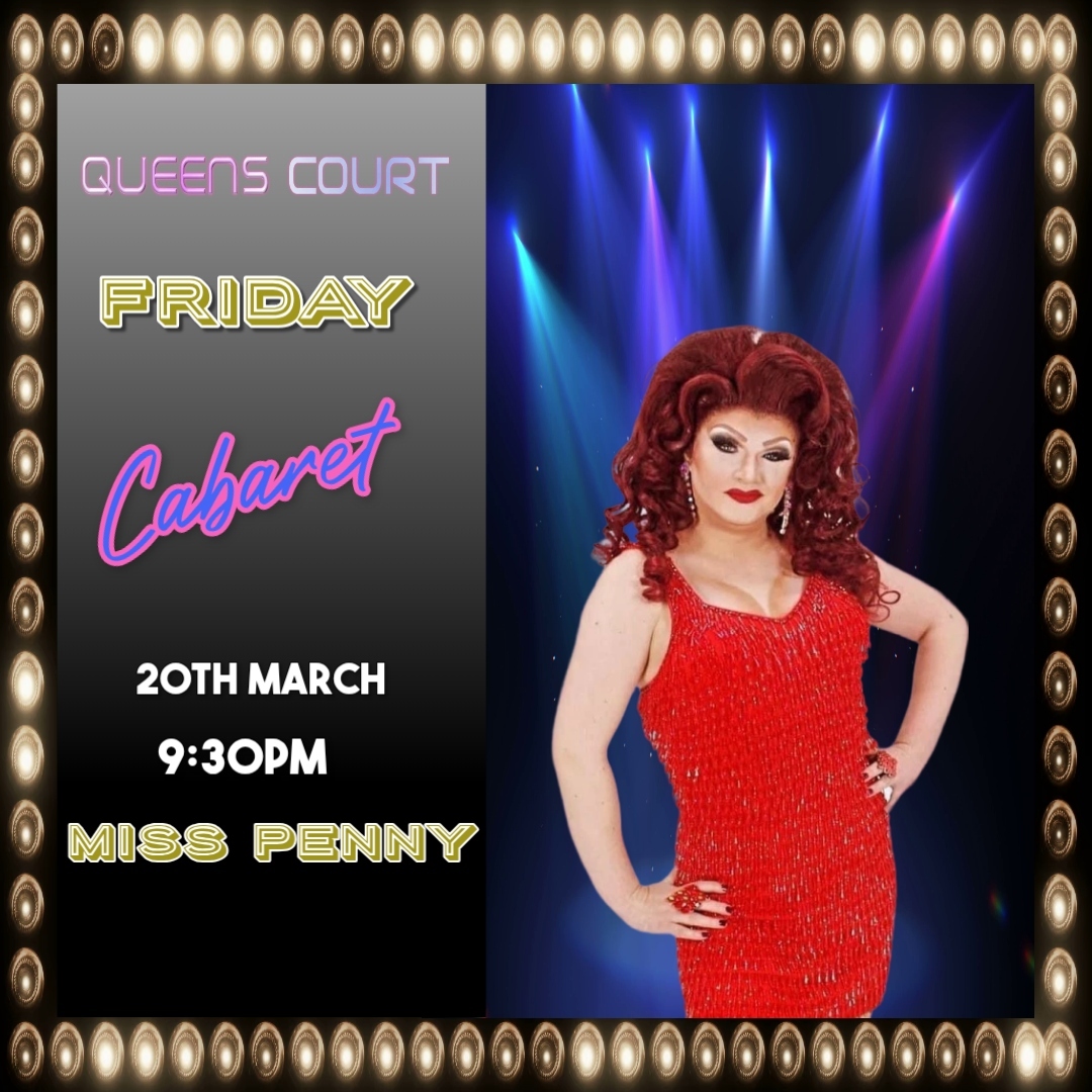 Friday cabaret with Miss Penny