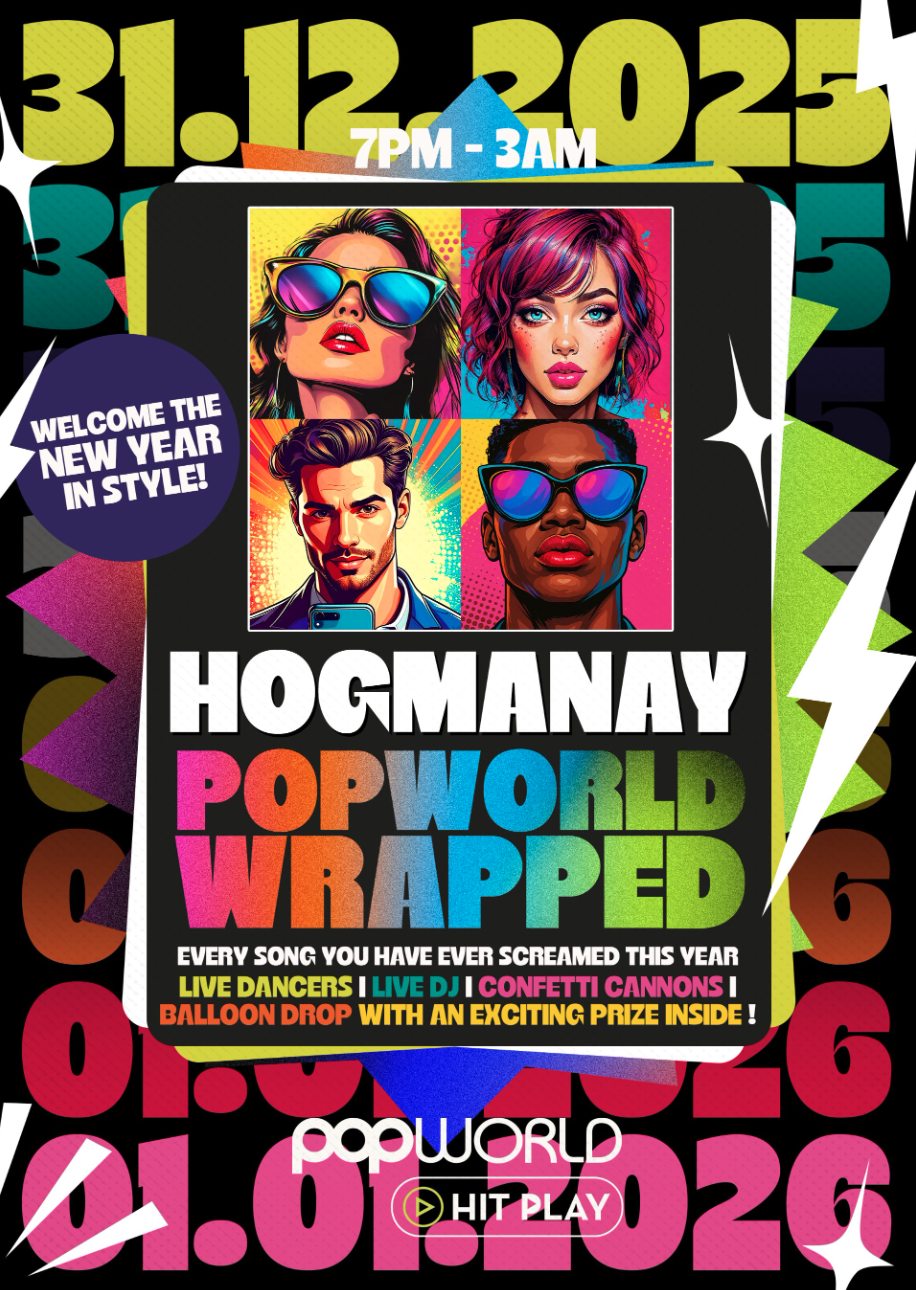 Hogmanay Popworld Wrapped 