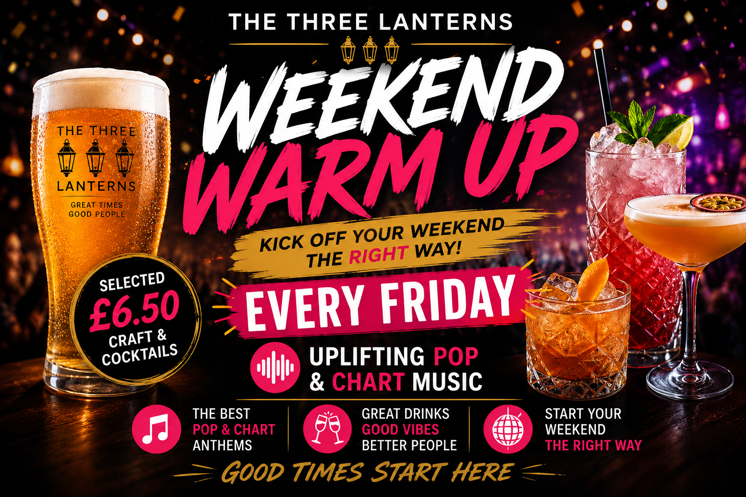 Friday Weekend Warm Up