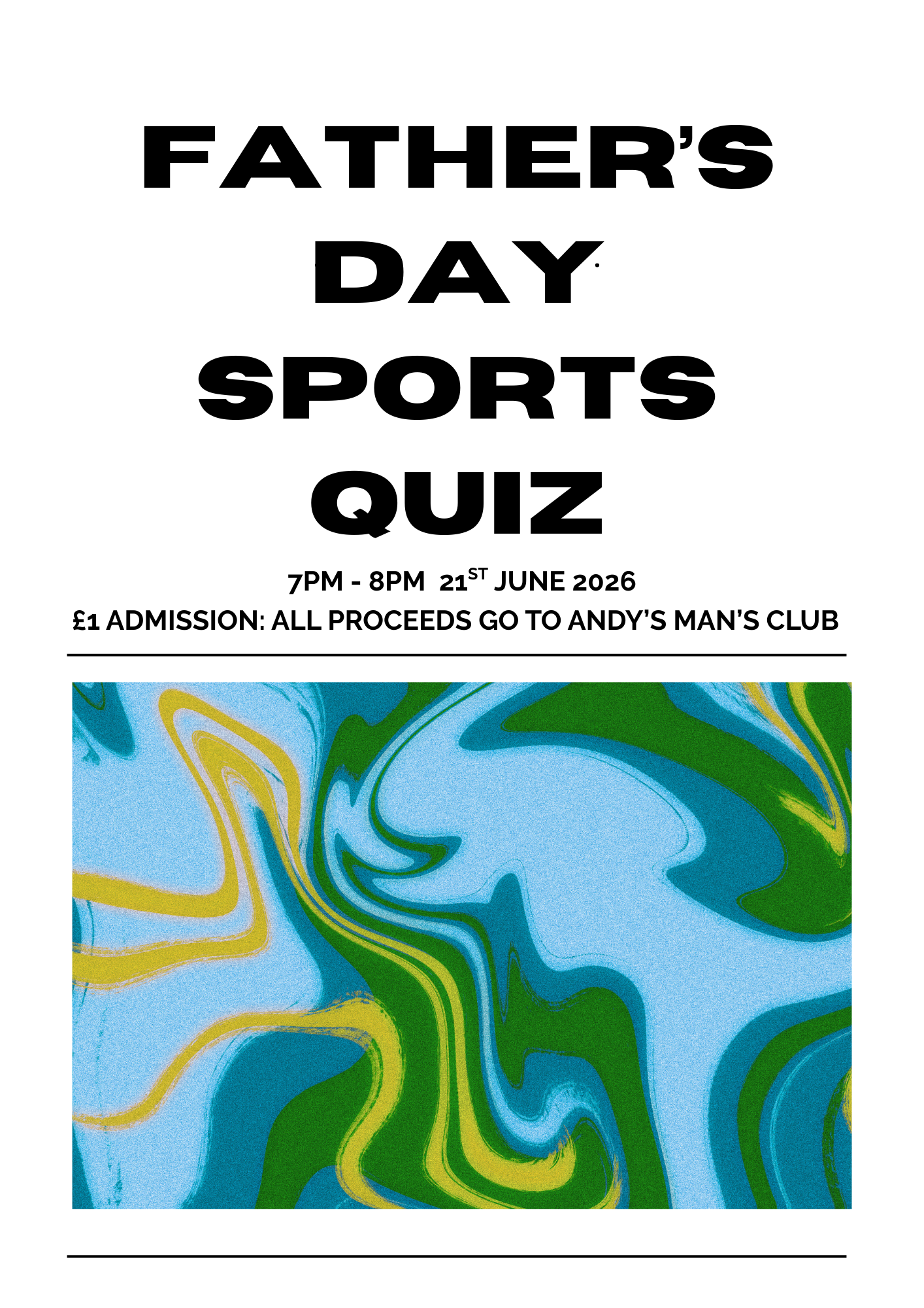 Fathers Day Charity Sports Quiz