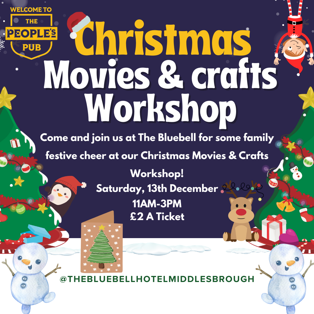 Christmas Movies & Crafts Workshop
