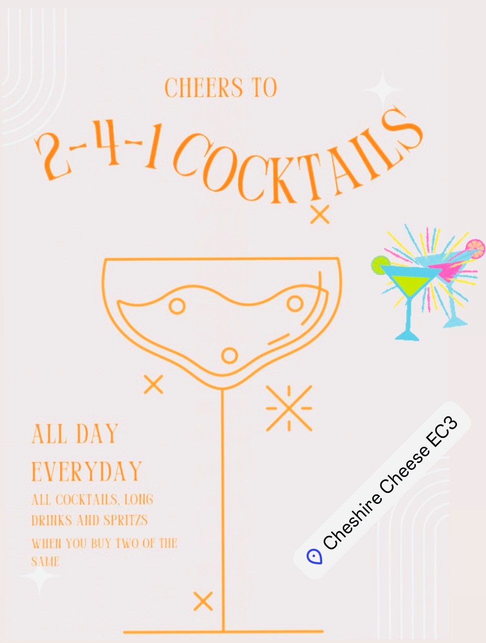 2-4-1 Cocktails