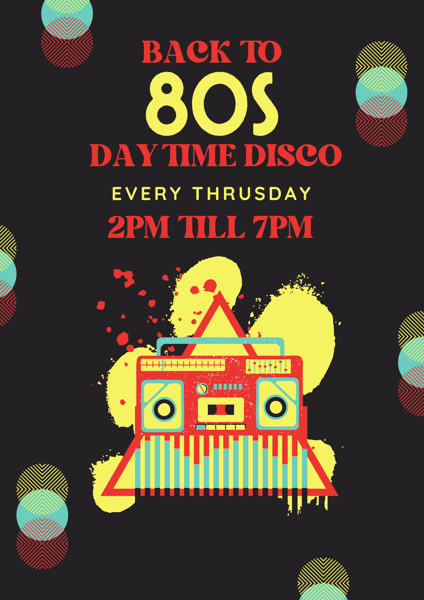 DAYTIME DISCO- AVOID THE HANGOVER!