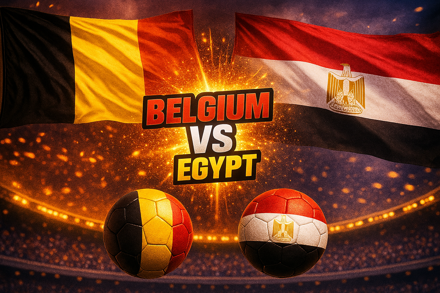Belgium vs Egypt