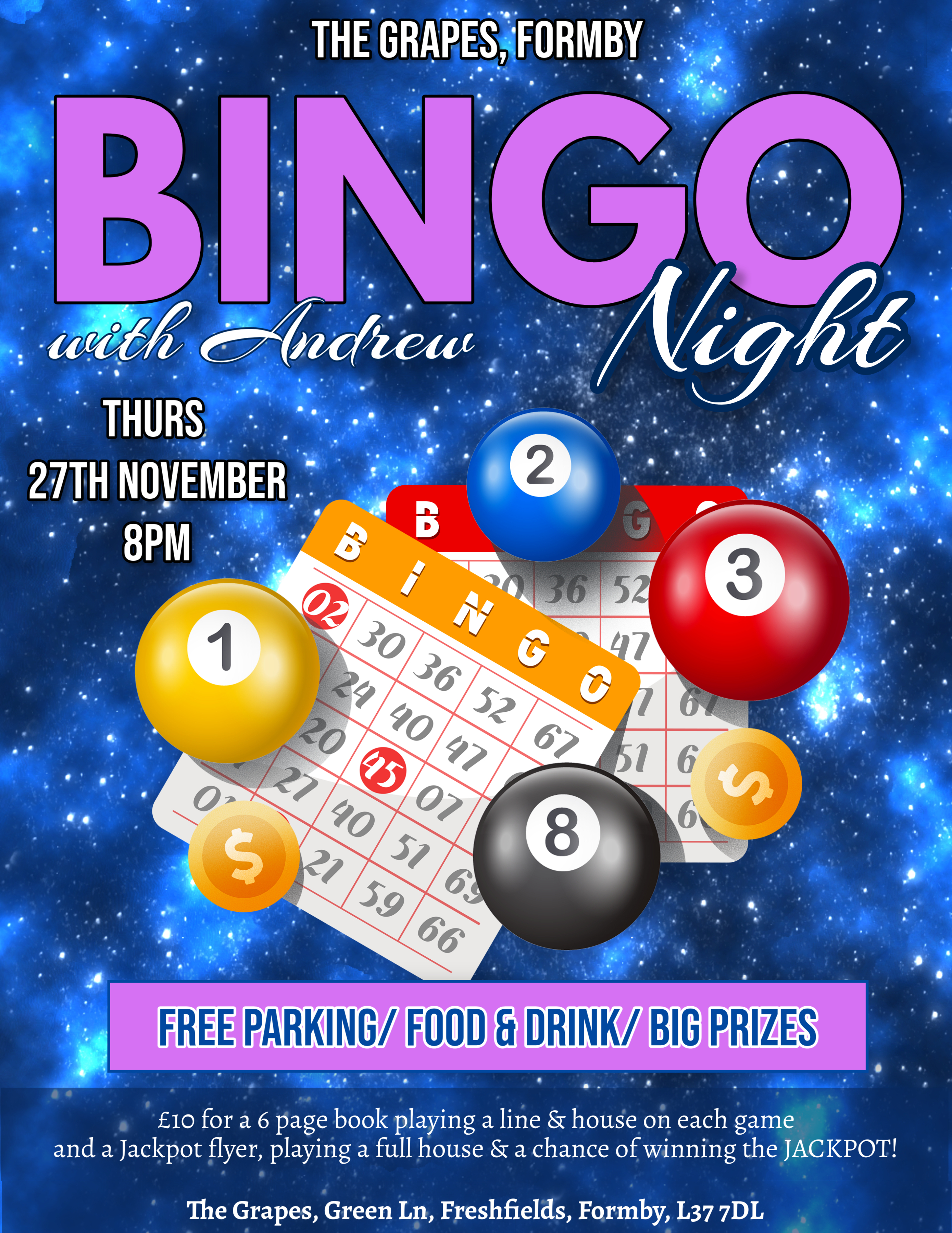 Bingo Night With Andrew