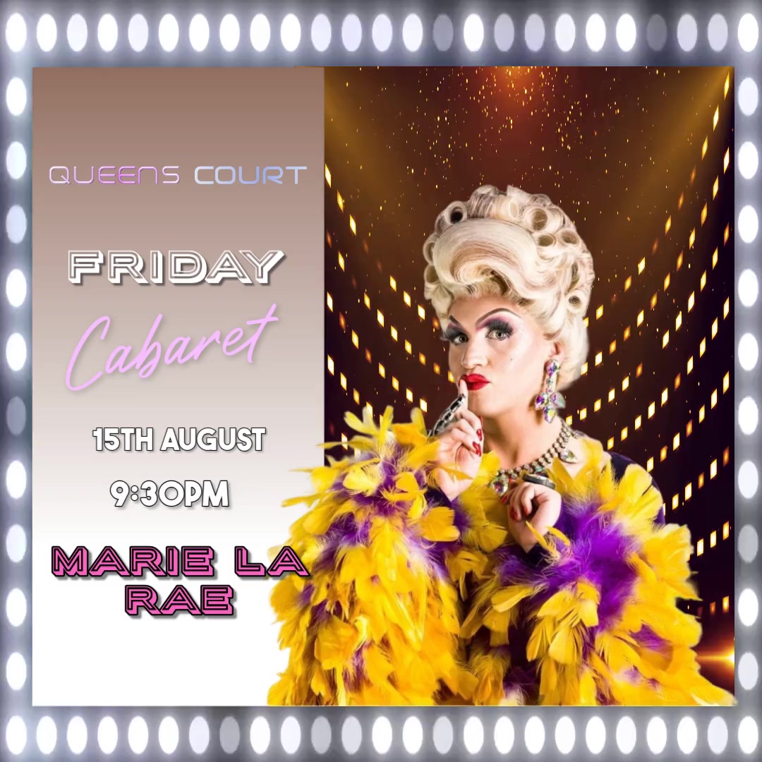 Cabaret Friday with Marie la Rae