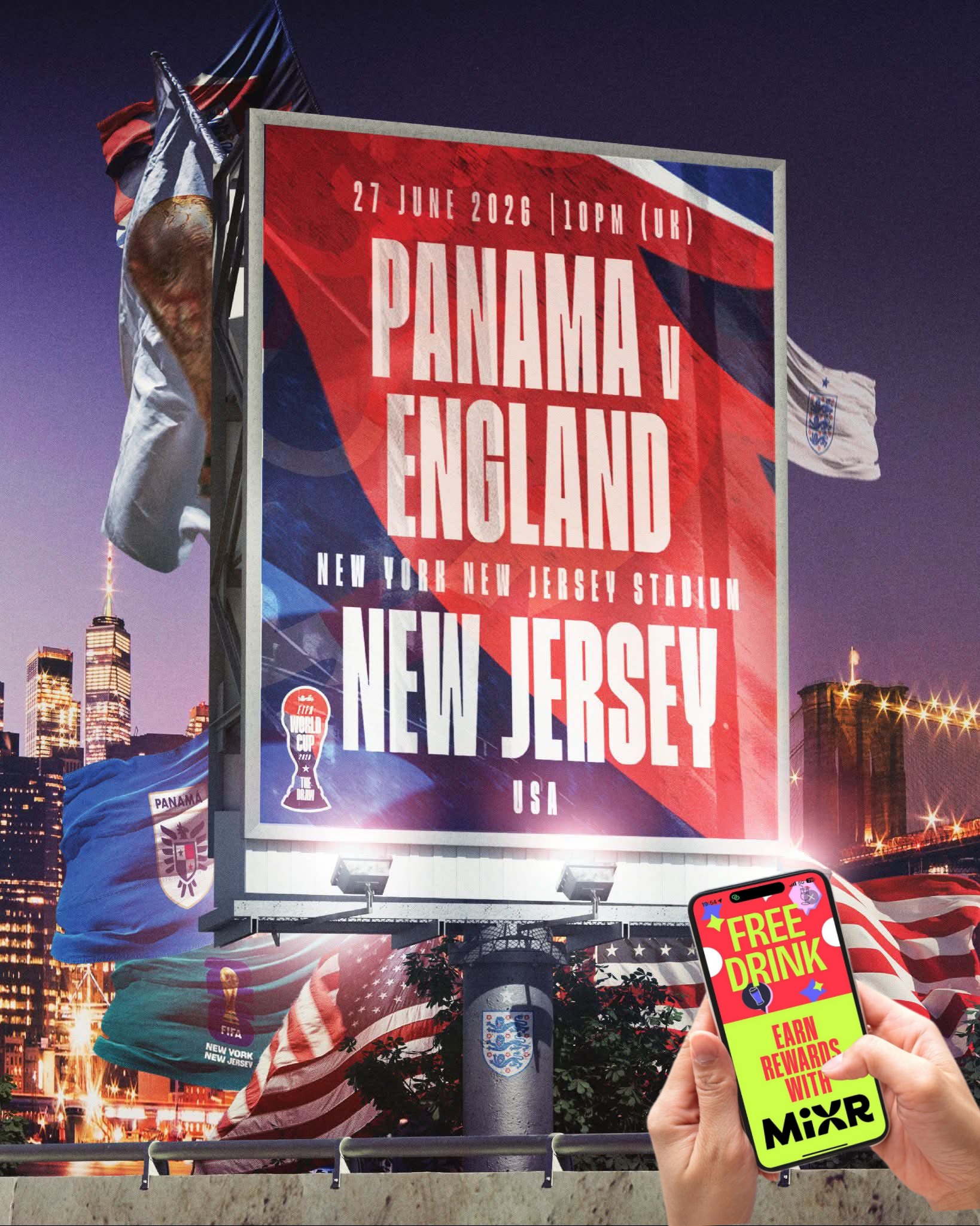 England VS Panama