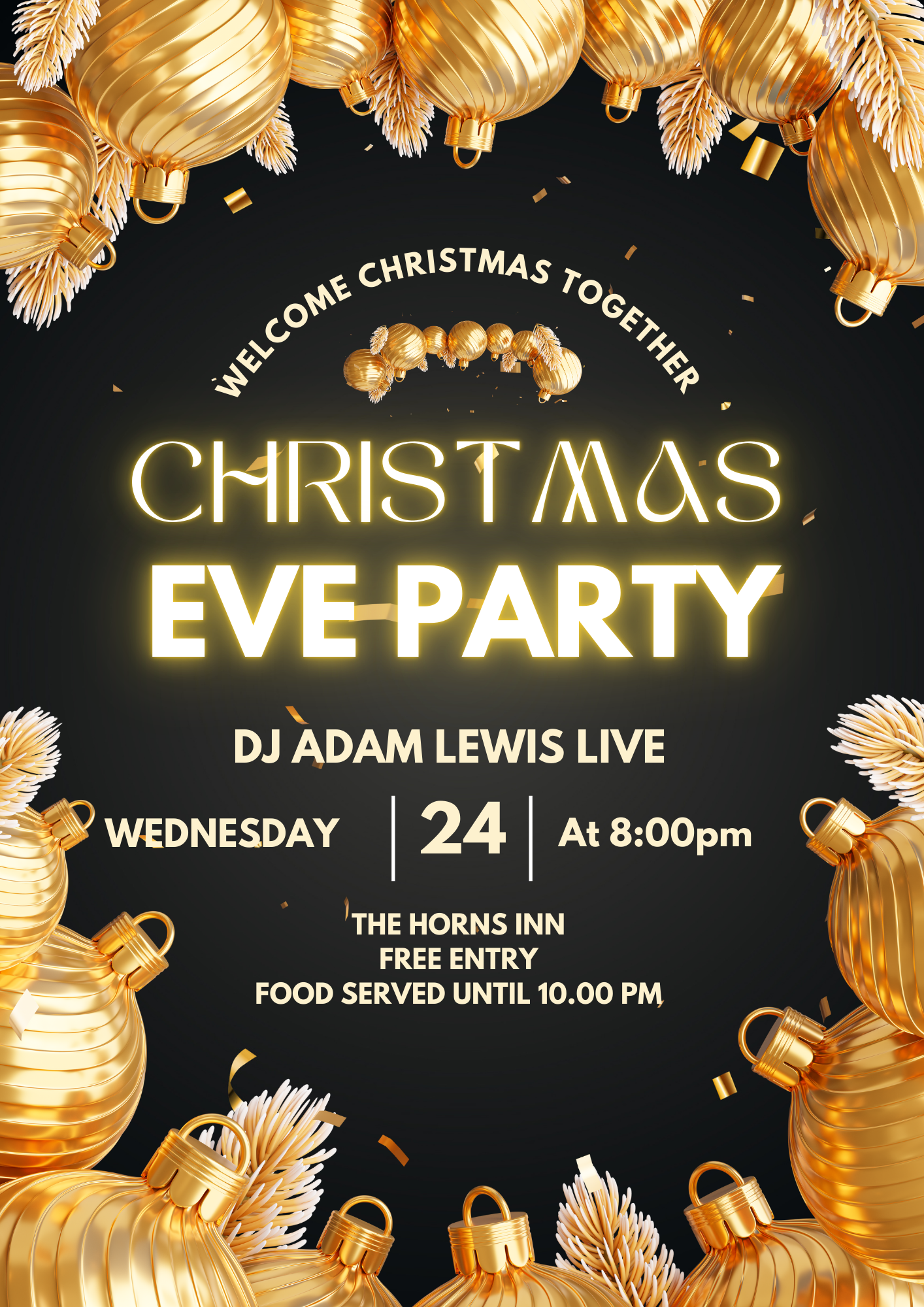 Christmas Eve Party DJ Adam Lewis