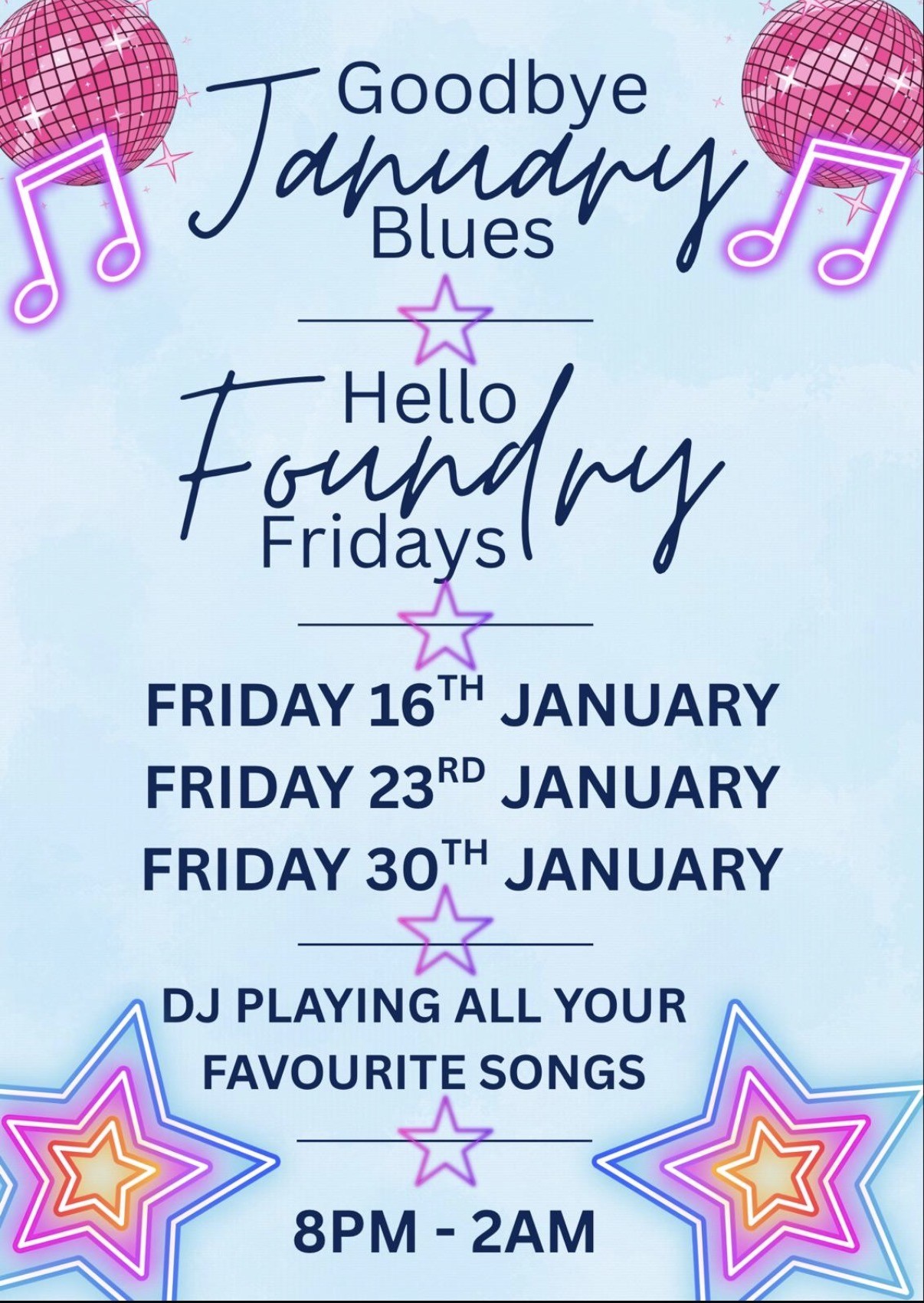 goodbye January blues 