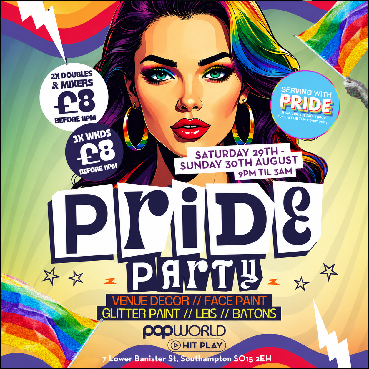 SOUTHAMPTON PRIDE PARTY 