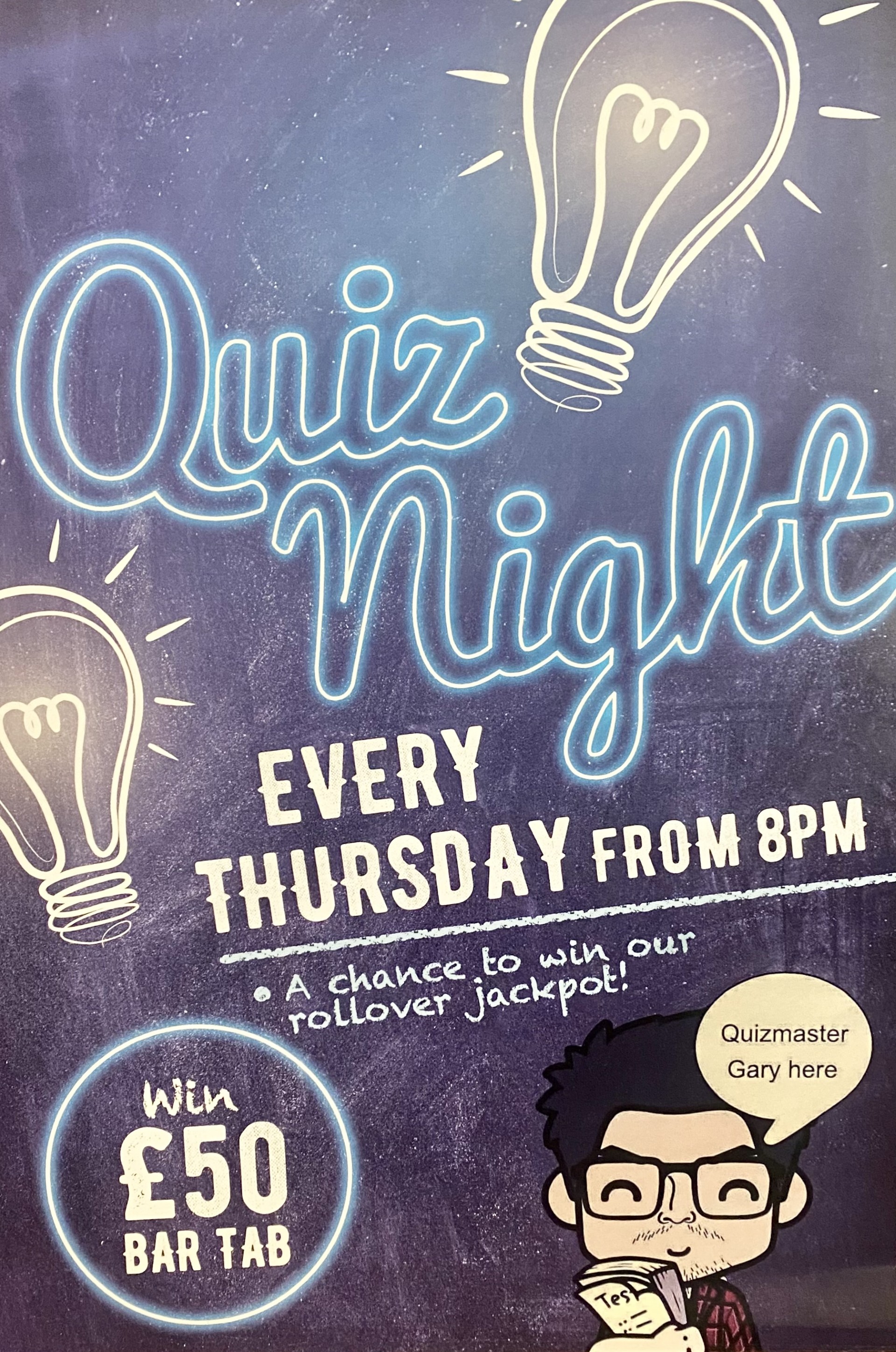 Quiz Night with Quizmaster Gary
