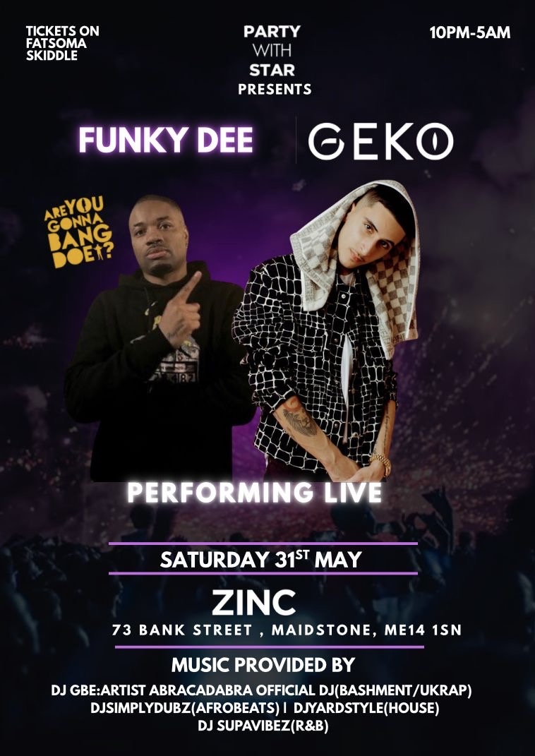 GEKO Live Performance with Funkydee