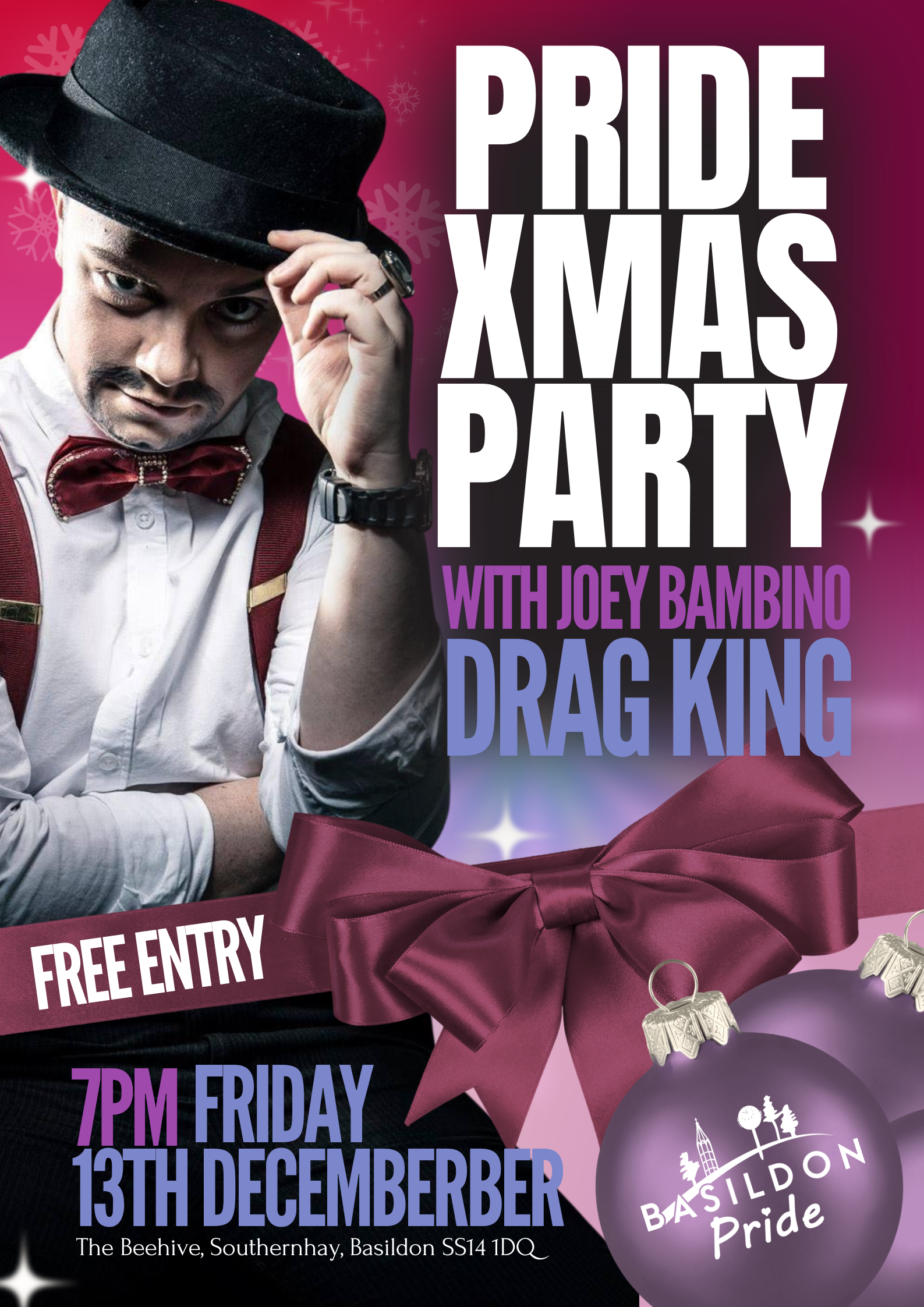 Basildon pride Drag King