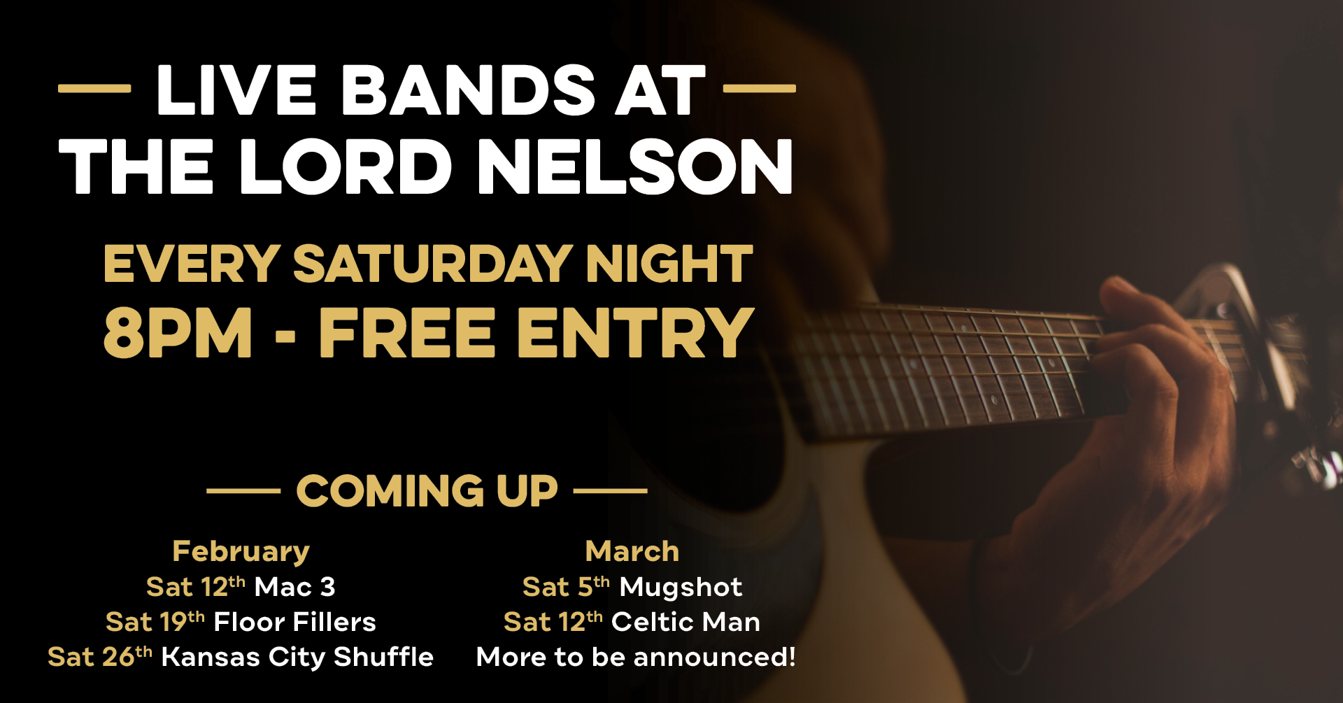 Live Music At The Lord Nelson 