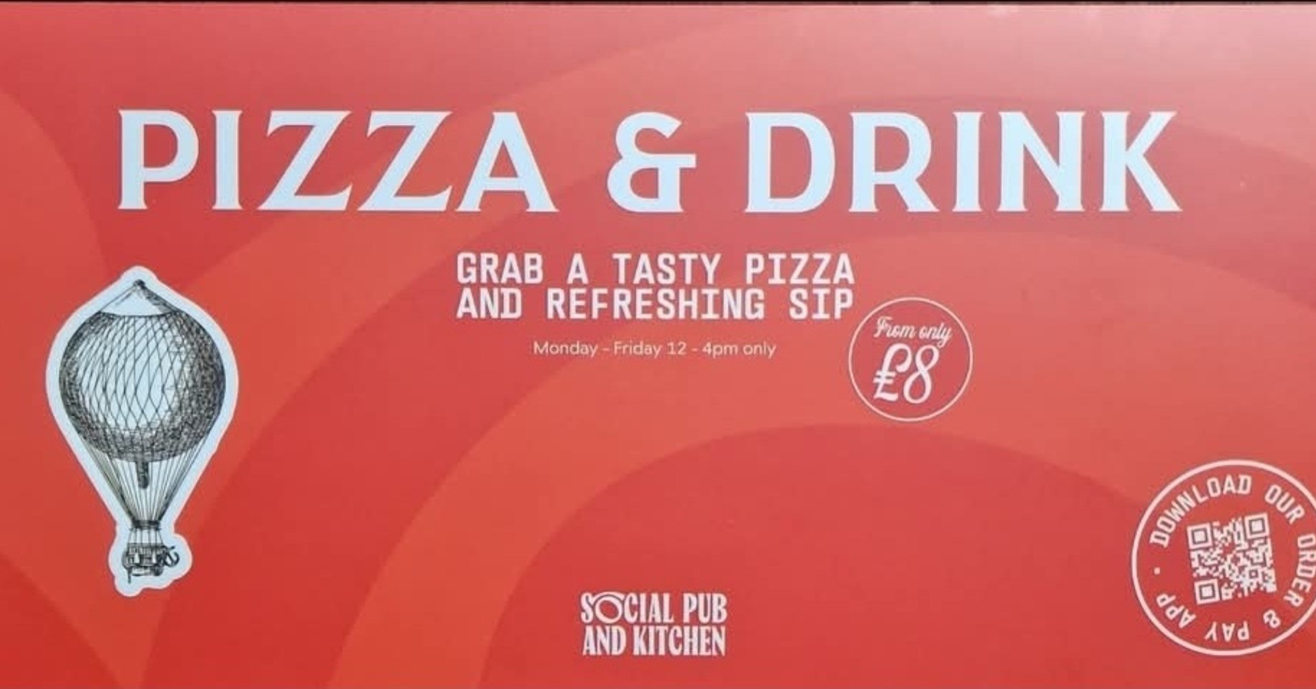 Pizza and a Drink Deal 