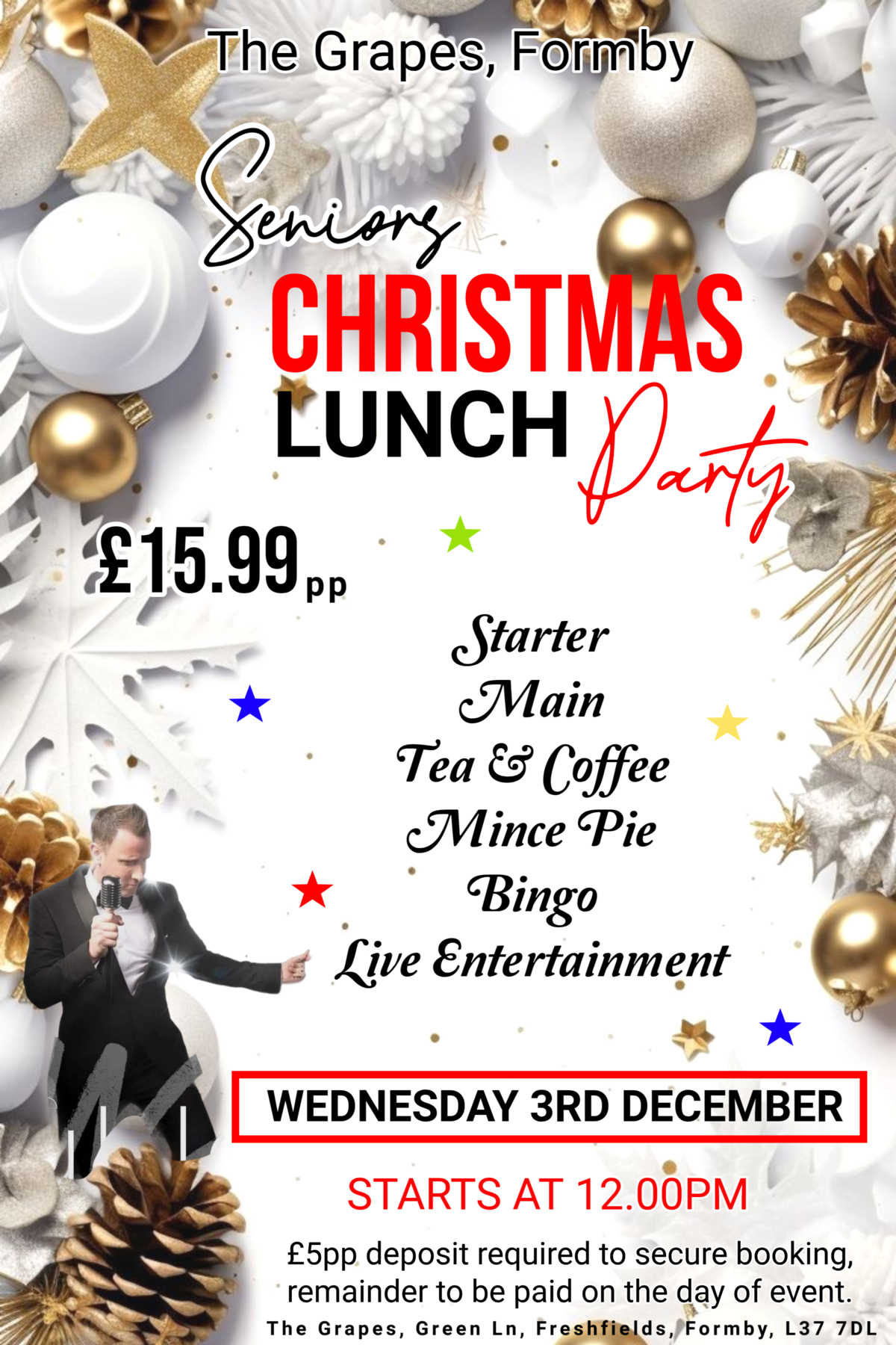 Seniors Christmas Lunch Party