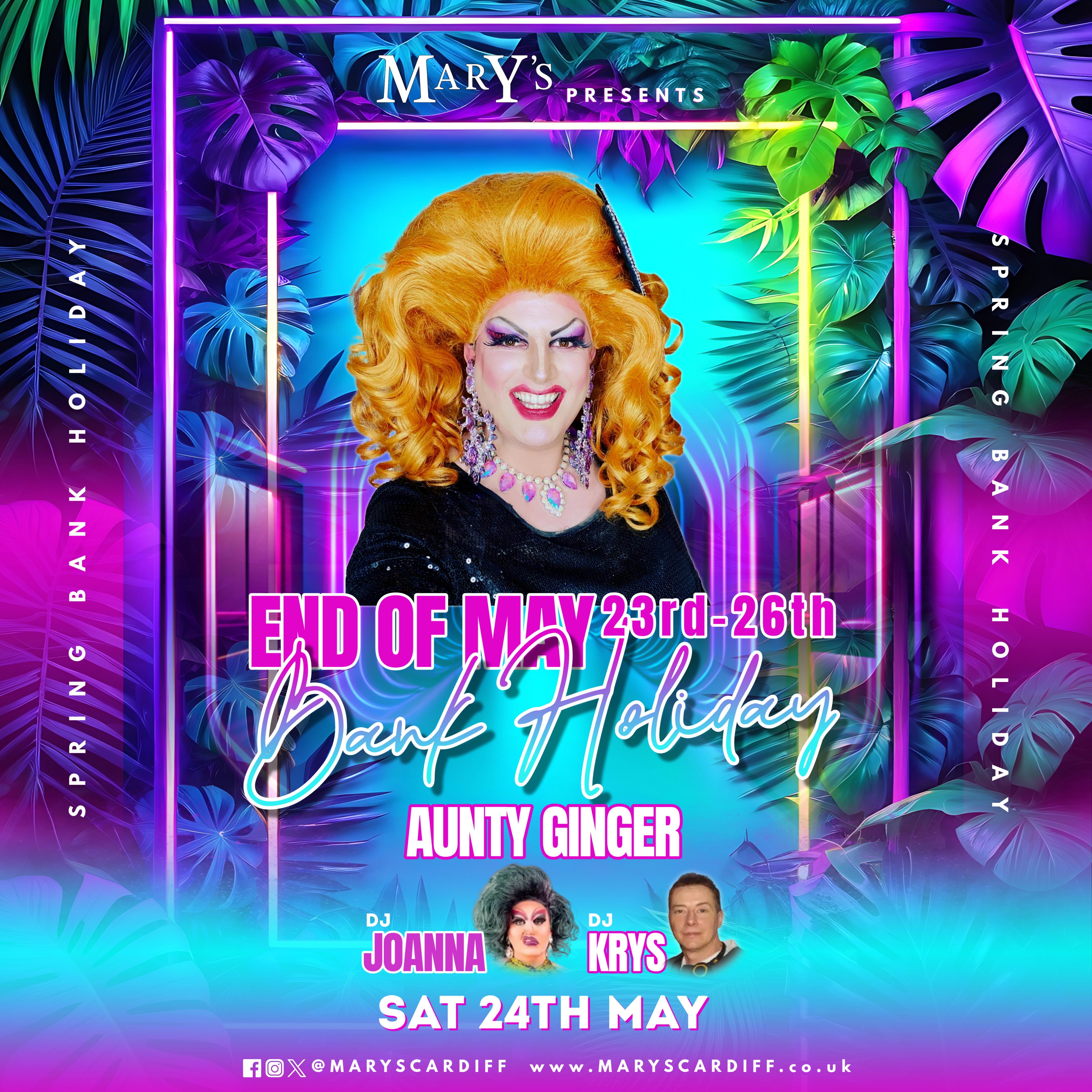 Spring Bank Holiday Saturday with Aunty Ginger