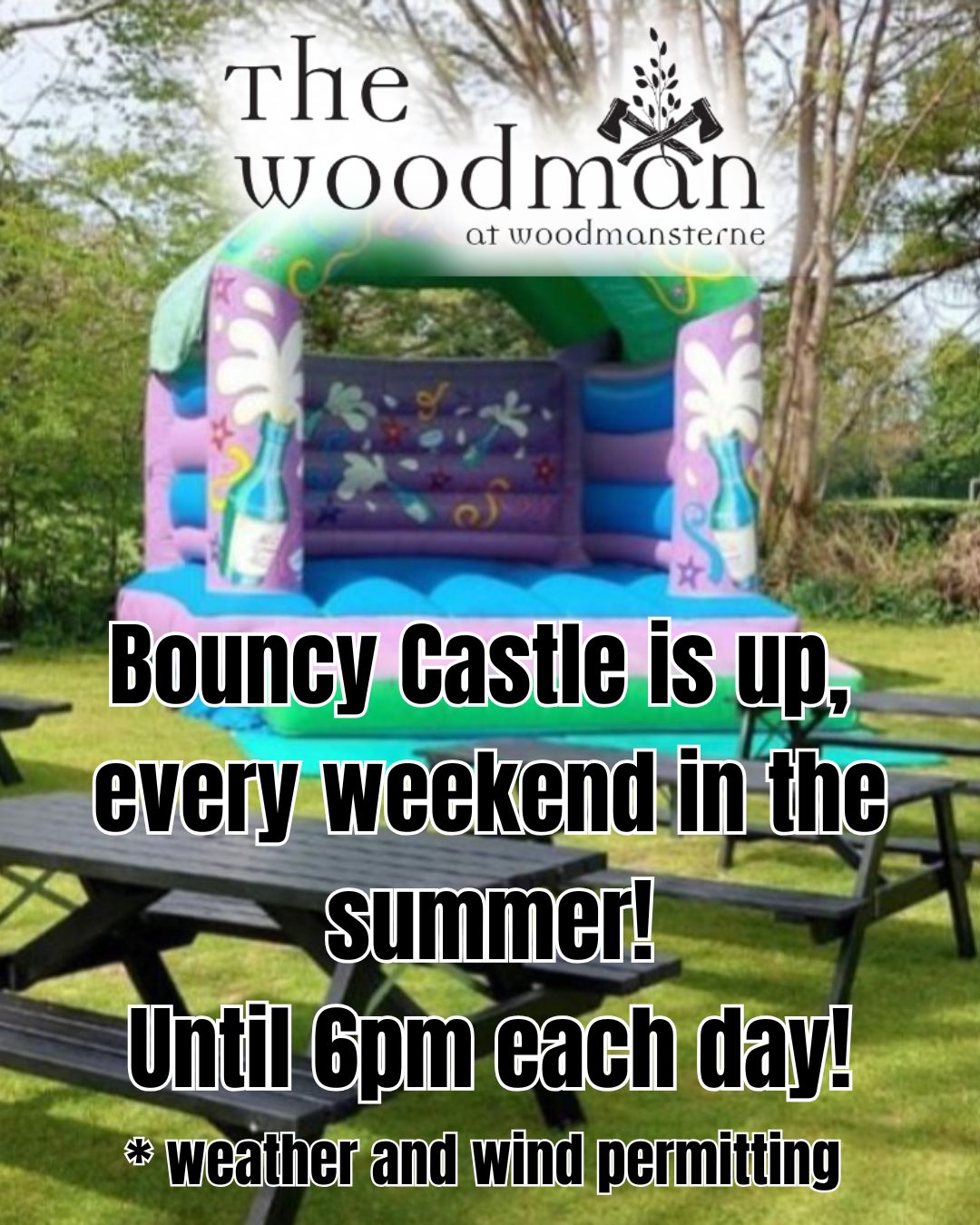 Bouncy Castle is up every weekend
