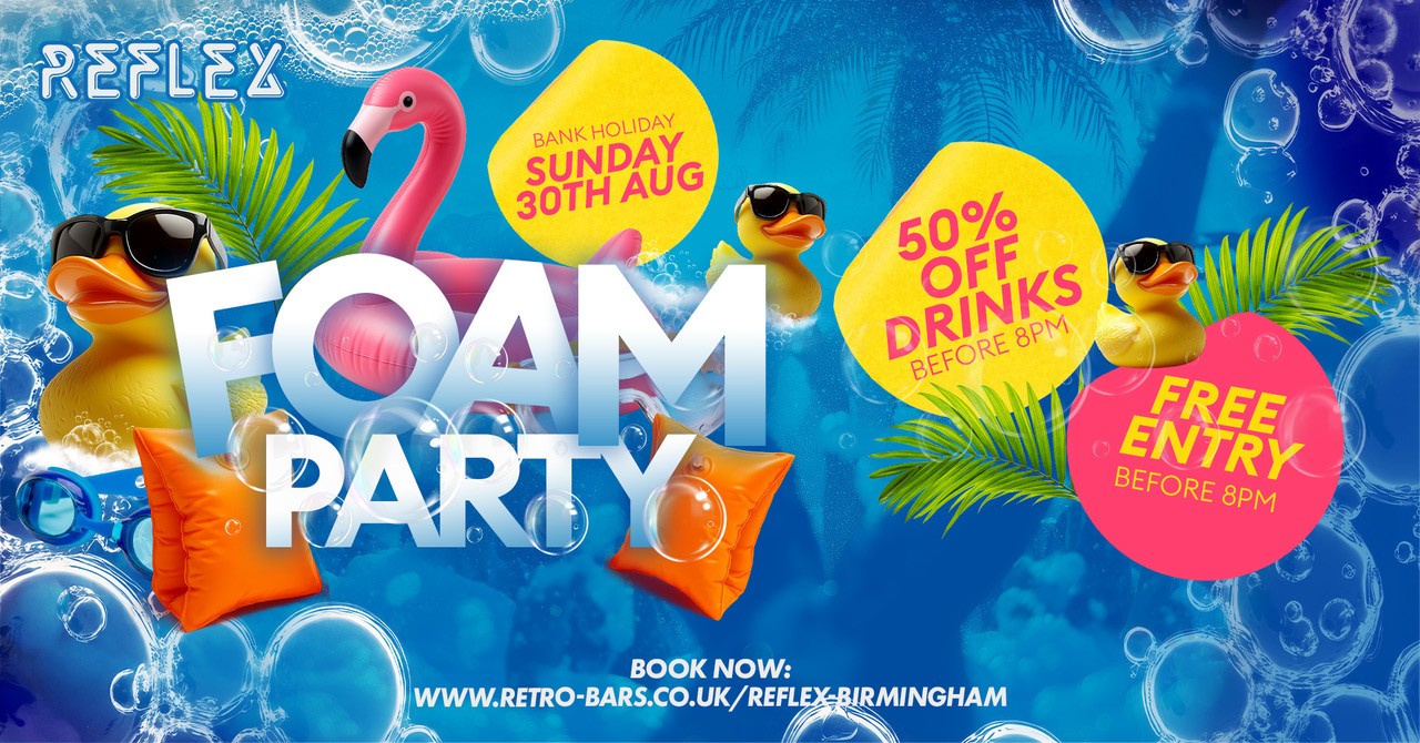 Bank Holiday Foam Party