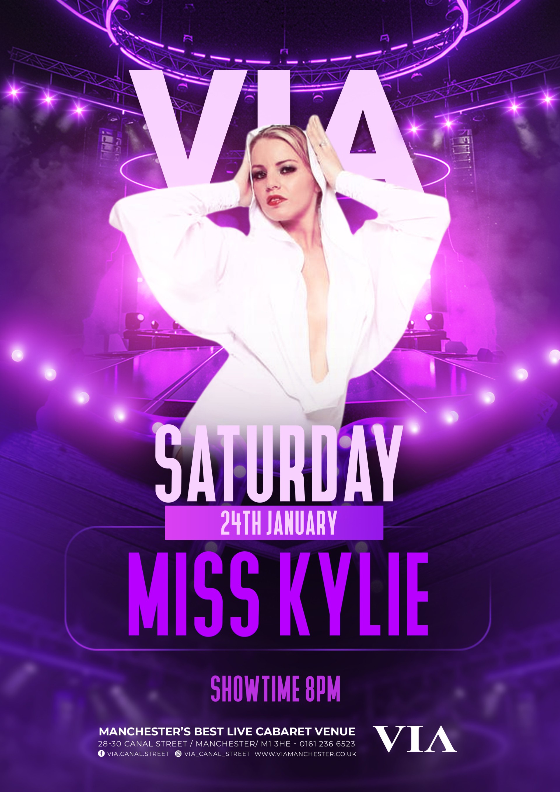 Miss Kylie returns to Via