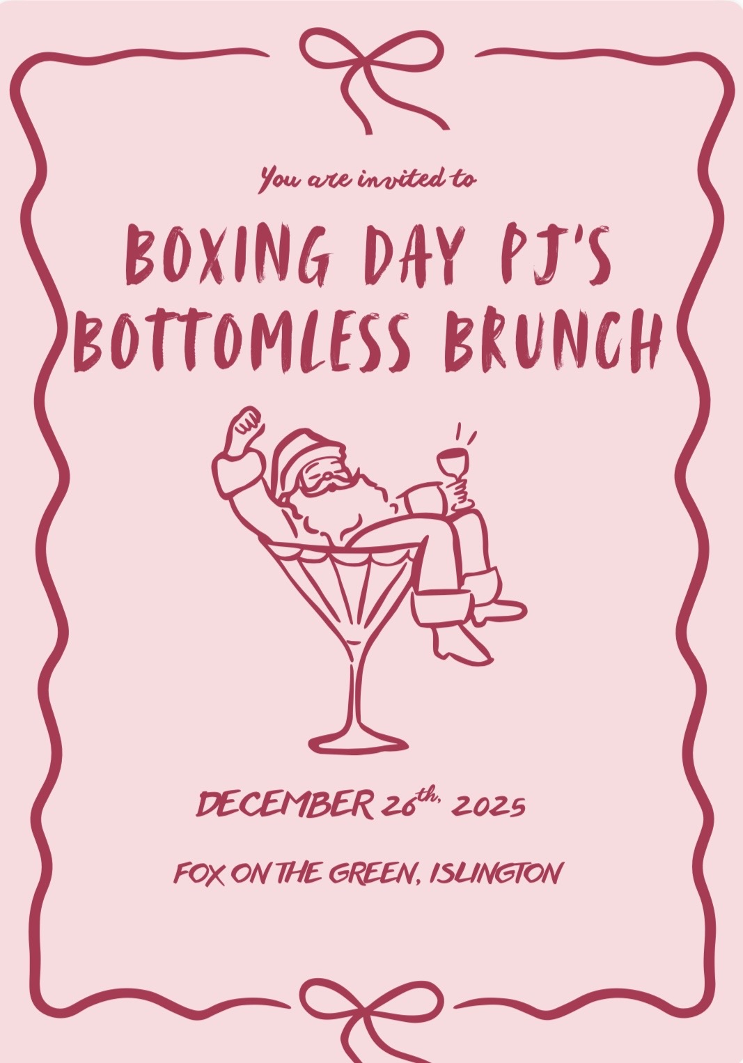 PJ's bottomless brunch!