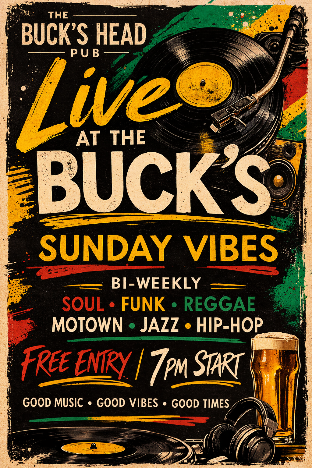 Live @ the Bucks - Sounds of Sunday
