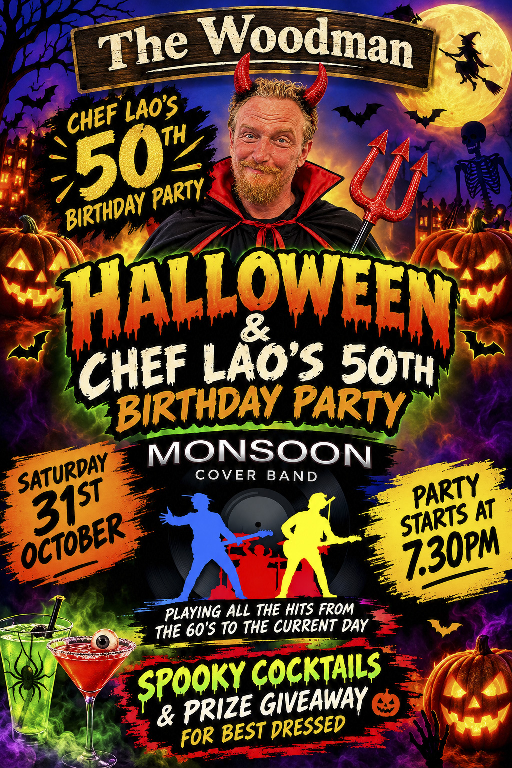 Halloween & Chef Lao 50th Party