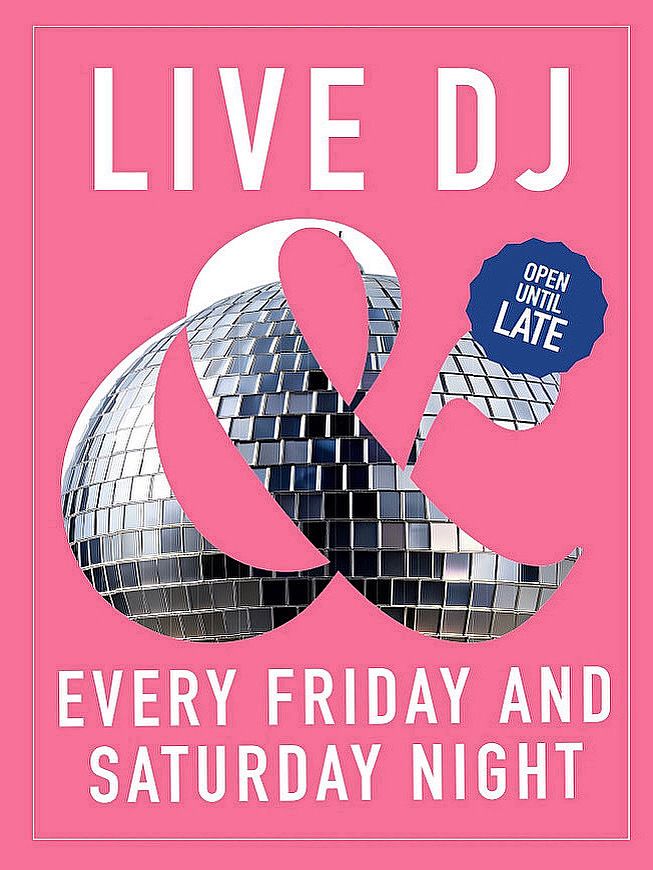 DJ & Dancing 9pm-1am