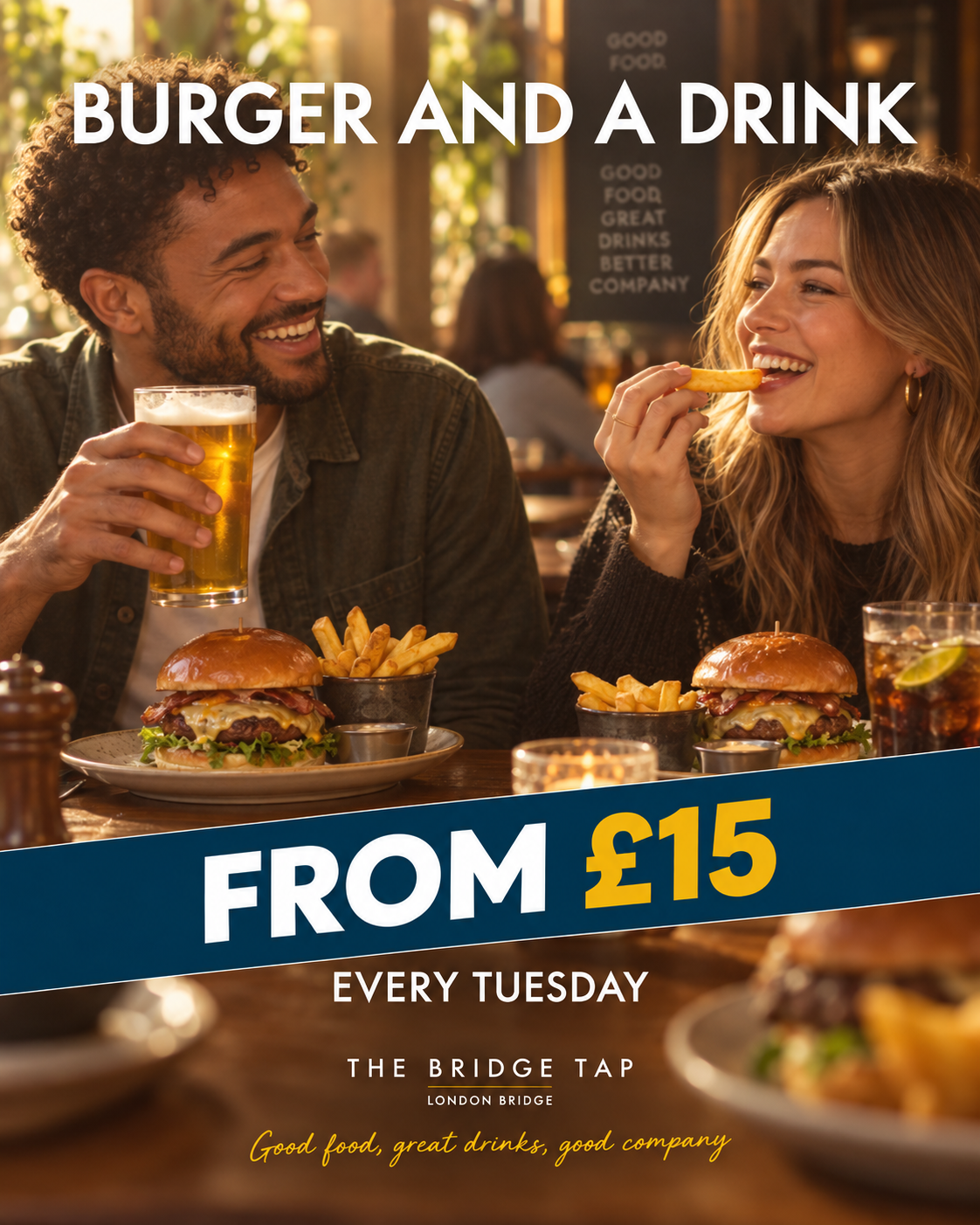 Burger 'N' Drink deal