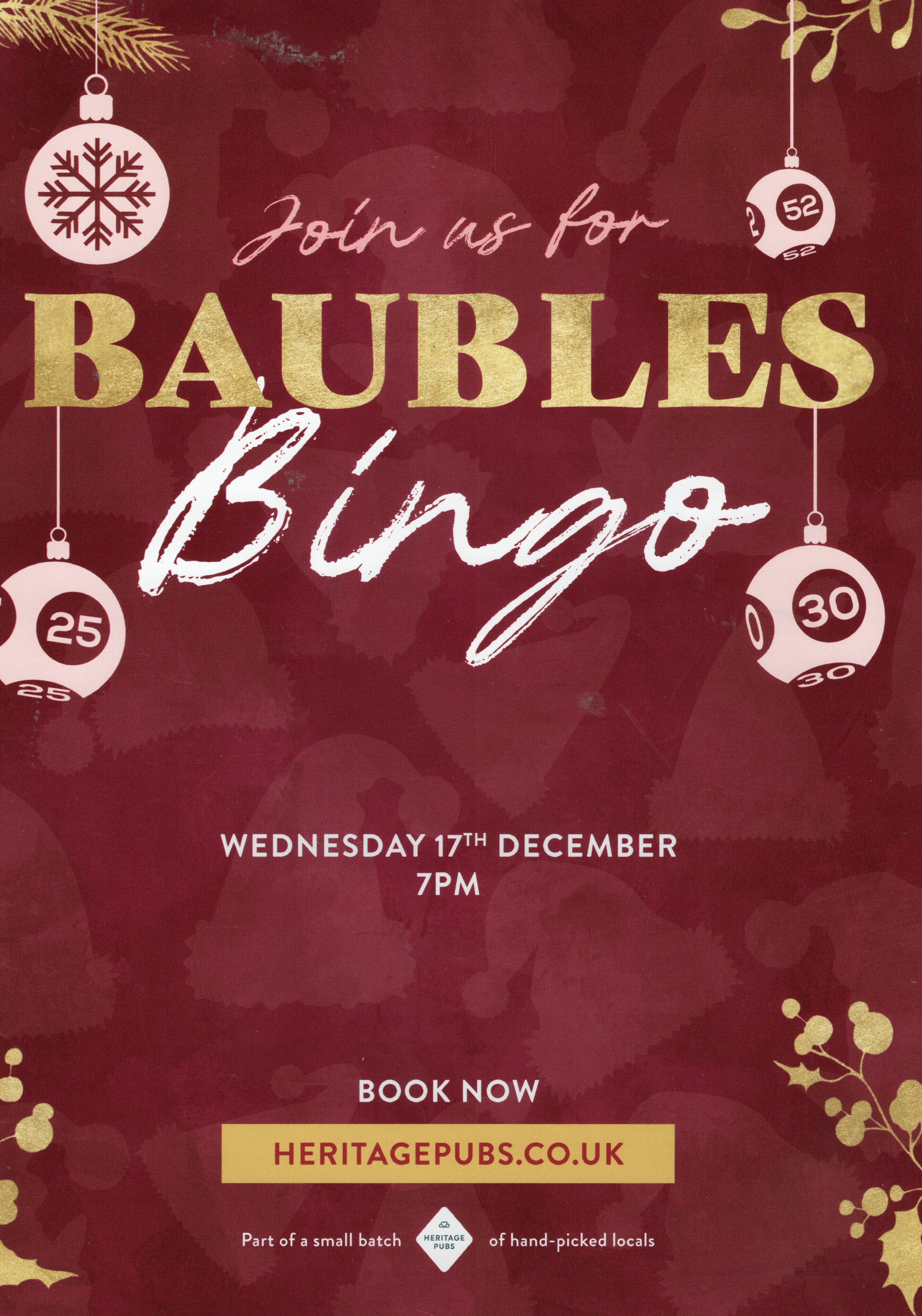 Baubles Bingo