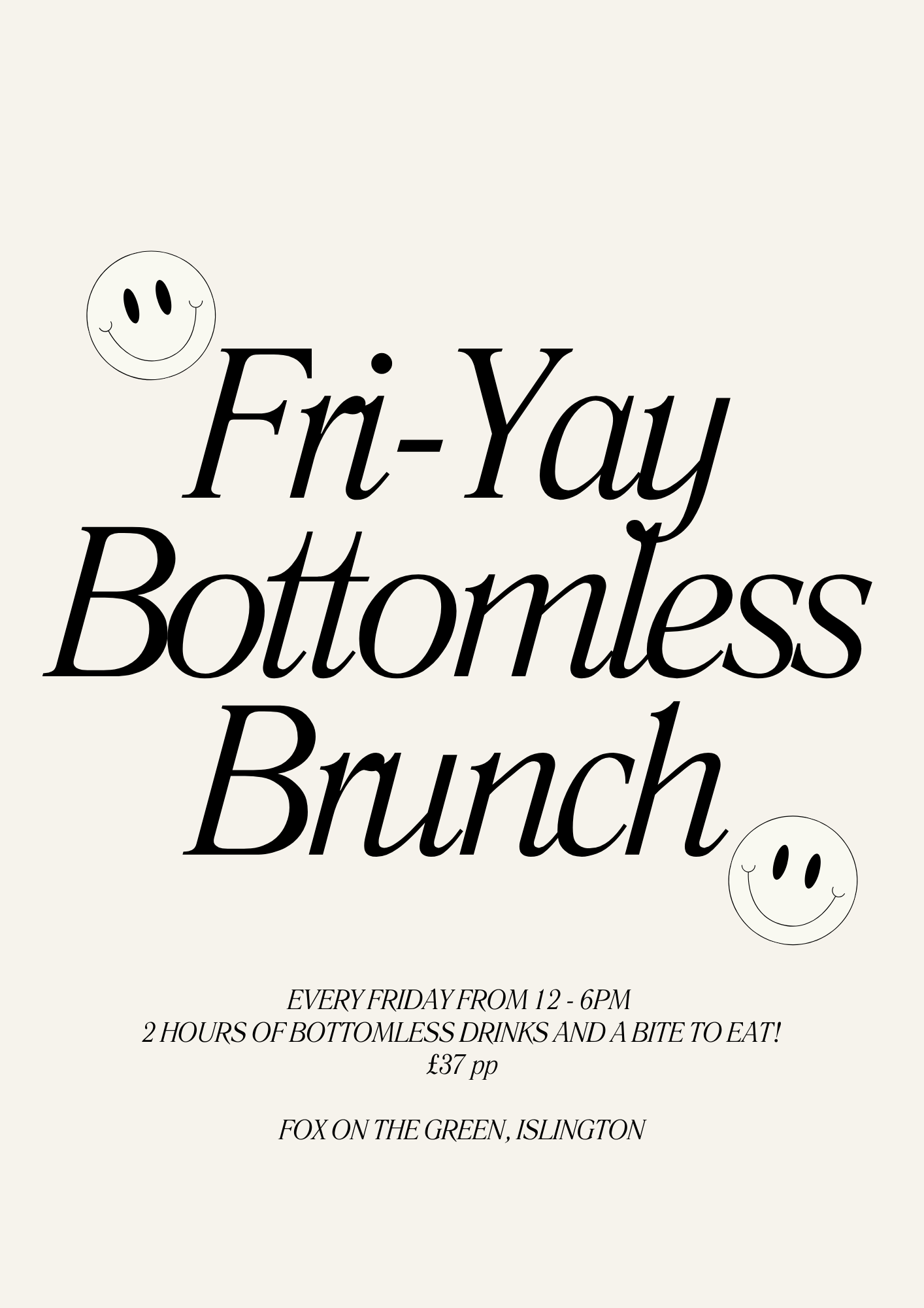 Fri-Yay Bottomless Brunch 